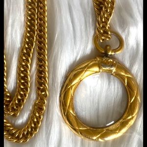 Chanel Vintage Necklace Magnified glass